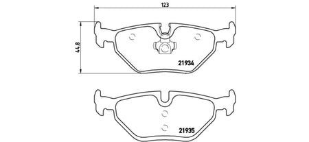 Pastiglie freno posteriori Bmw cod.p06025