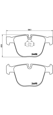 Pastiglie freno posteriori Bmw cod.p06050