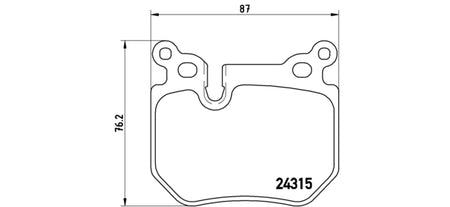 Pastiglie freno posteriori Bmw cod.p06059