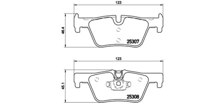 Pastiglie freno posteriori Bmw cod.p06071
