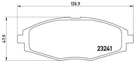 Pastiglie freno anteriori Daewoo cod.p15006