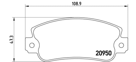 Pastiglie freno anteriori Fiat 131 cod.p23021