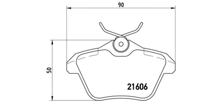 Pastiglie freno posteriori Alfa Romeo 156 cod.p23067