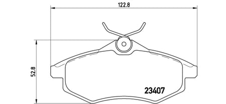 Pastiglie freno anteriori Citroen cod.p61074 Brembo