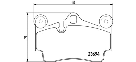 Pastiglie freno posteriori Audi cod.p85070