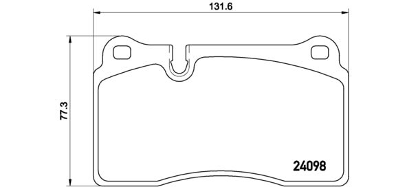 Pastiglie freno anteriori Audi cod.p85116 Brembo