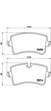 Pastiglie freno posteriori Audi cod.p85117