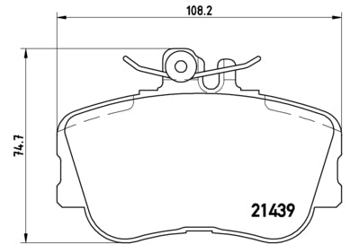 Pastiglie freno anteriori Nissan cod.p56045
