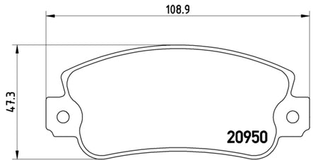 Pastiglie freno anteriori Seat cod.p23021