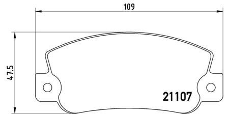 Pastiglie freno posteriori Lancia cod.p23032