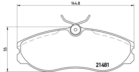 Pastiglie freno anteriori Nissan cod.p24039