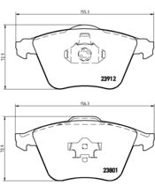 Pastiglie freno anteriori Volvo cod.p24057