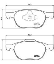 Pastiglie freno anteriori Volvo cod.p24061