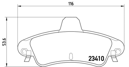 Pastiglie freno posteriori Ford cod.p24070