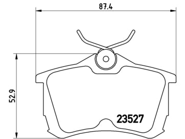 Pastiglie freno posteriori Honda cod.p28030