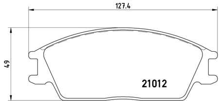 Pastiglie freno anteriori Hyundai cod.p30001