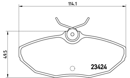 Pastiglie freno posteriori Jaguar cod.p36013