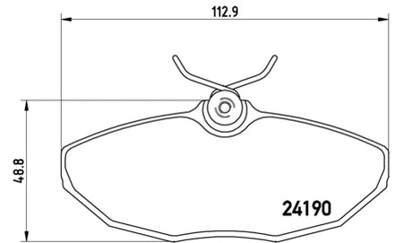 Pastiglie freno posteriori Jaguar cod.p36015