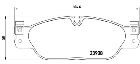 Pastiglie freno anteriori Jaguar cod.p36021