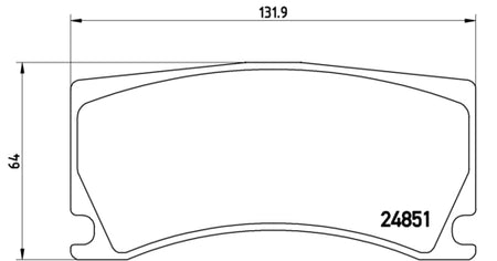 Pastiglie freno posteriori Jaguar cod.p36024