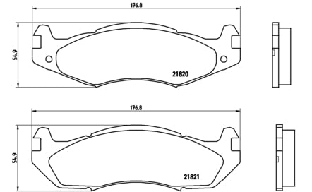 Pastiglie freno anteriori Jeep cod.p37001