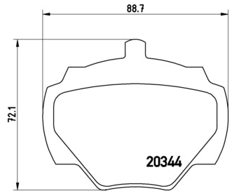 Pastiglie freno posteriori Land Rover cod.p44001