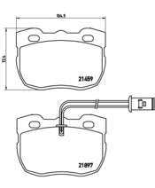 Pastiglie freno anteriori Land Rover cod.p44004