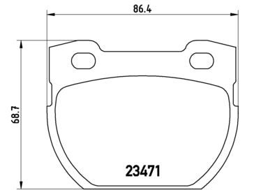 Pastiglie freno posteriori Land Rover cod.p44006