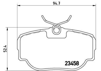 Pastiglie freno posteriori Land Rover cod.p44009