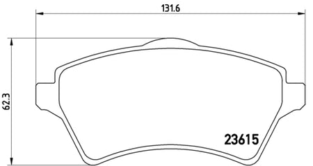 Pastiglie freno anteriori Land Rover cod.p44011