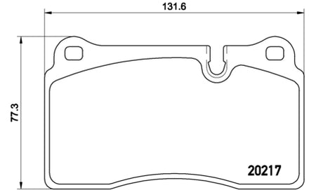 Pastiglie freno anteriori Land Rover cod.p44018