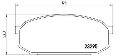 Pastiglie freno anteriori Mazda cod.p49022