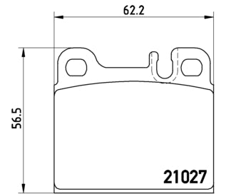 Pastiglie freno posteriori Mercedes cod.p50005