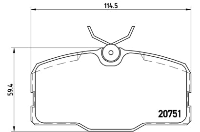 Pastiglie freno anteriori Mercedes cod.p50006