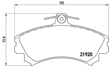 Pastiglie freno anteriori Smart cod.p50055