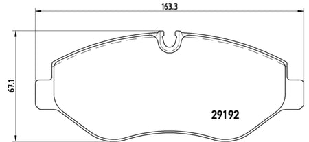 Pastiglie freno anteriori Mercedes cod.p50085