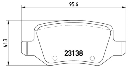 Pastiglie freno posteriori Mercedes cod.p50090