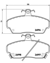 Pastiglie freno anteriori Rover cod.p52020