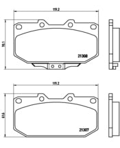 Pastiglie freno anteriori Nissan cod.p56025