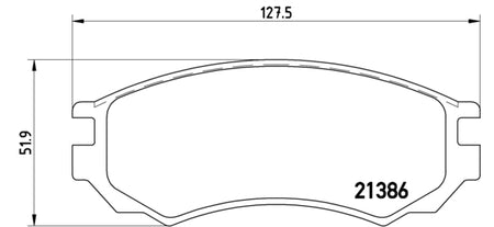 Pastiglie freno anteriori Nissan cod.p56028