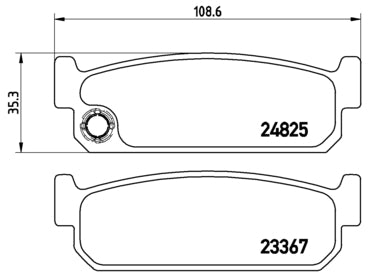 Pastiglie freno posteriori Nissan cod.p56067