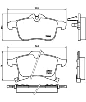 Pastiglie freno anteriori Opel cod.p59045