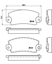 Pastiglie freno anteriori Renault cod.p68004