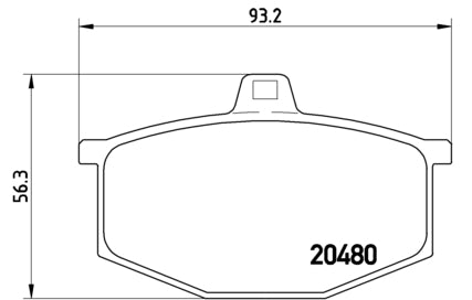 Pastiglie freno anteriori Renault cod.p68005