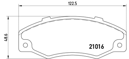 Pastiglie freno anteriori Renault cod.p68016