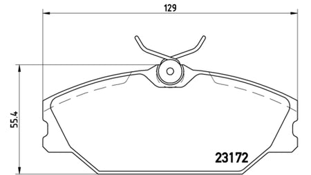 Pastiglie freno anteriori Renault cod.p68027