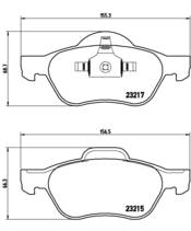 Pastiglie freno anteriori Renault cod.p68029