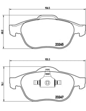 Pastiglie freno anteriori Renault cod.p68030