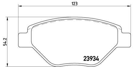 Pastiglie freno anteriori Renault cod.p68031
