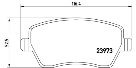 Pastiglie freno anteriori Renault cod.p68033